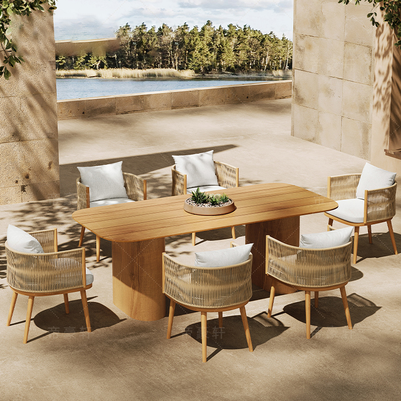 Outdoor Furniture On Sale - Set Meja dan Kursi Taman Kayu
