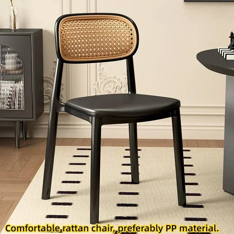 Outdoor Furniture Online - Kursi Plastik Rotan Nordik Kursi Makan