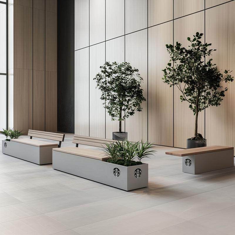 Outdoor Furniture In Store - Bangku Taman Kreatif Italia untuk Luar