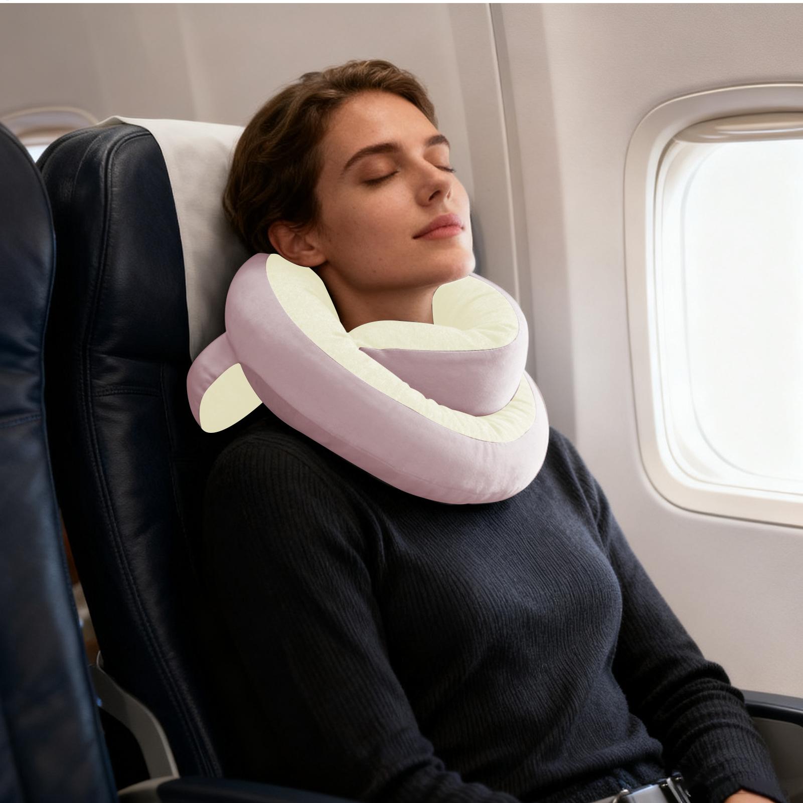 Outdoor Furniture Pillows - Bantal Perjalanan Fleksibel Spiral Wrap Scarf