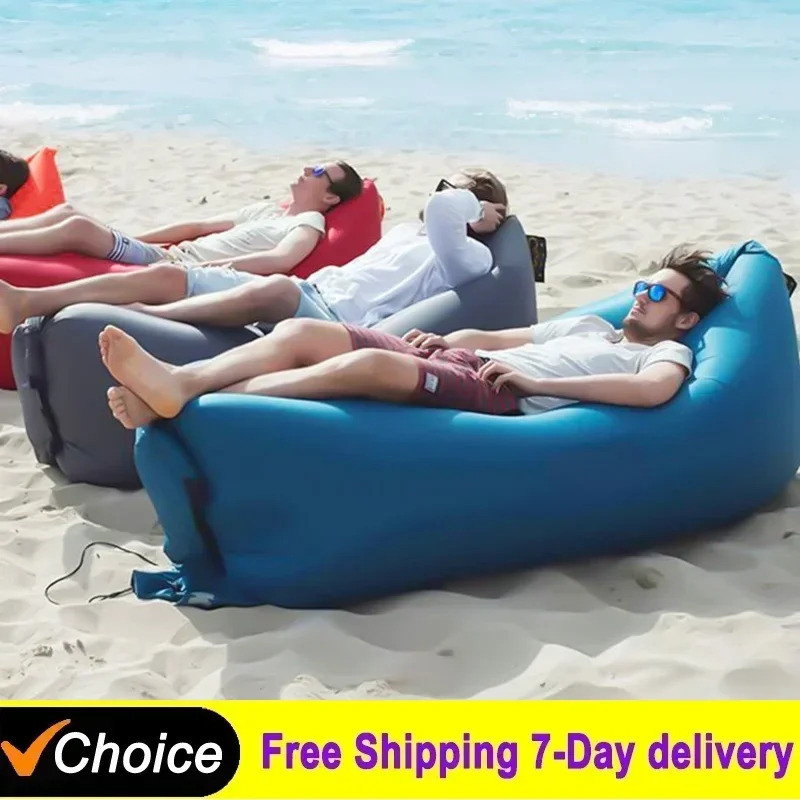 Outdoor Furniture Small - Sofa Tiup Portabel untuk Luar Ruangan,