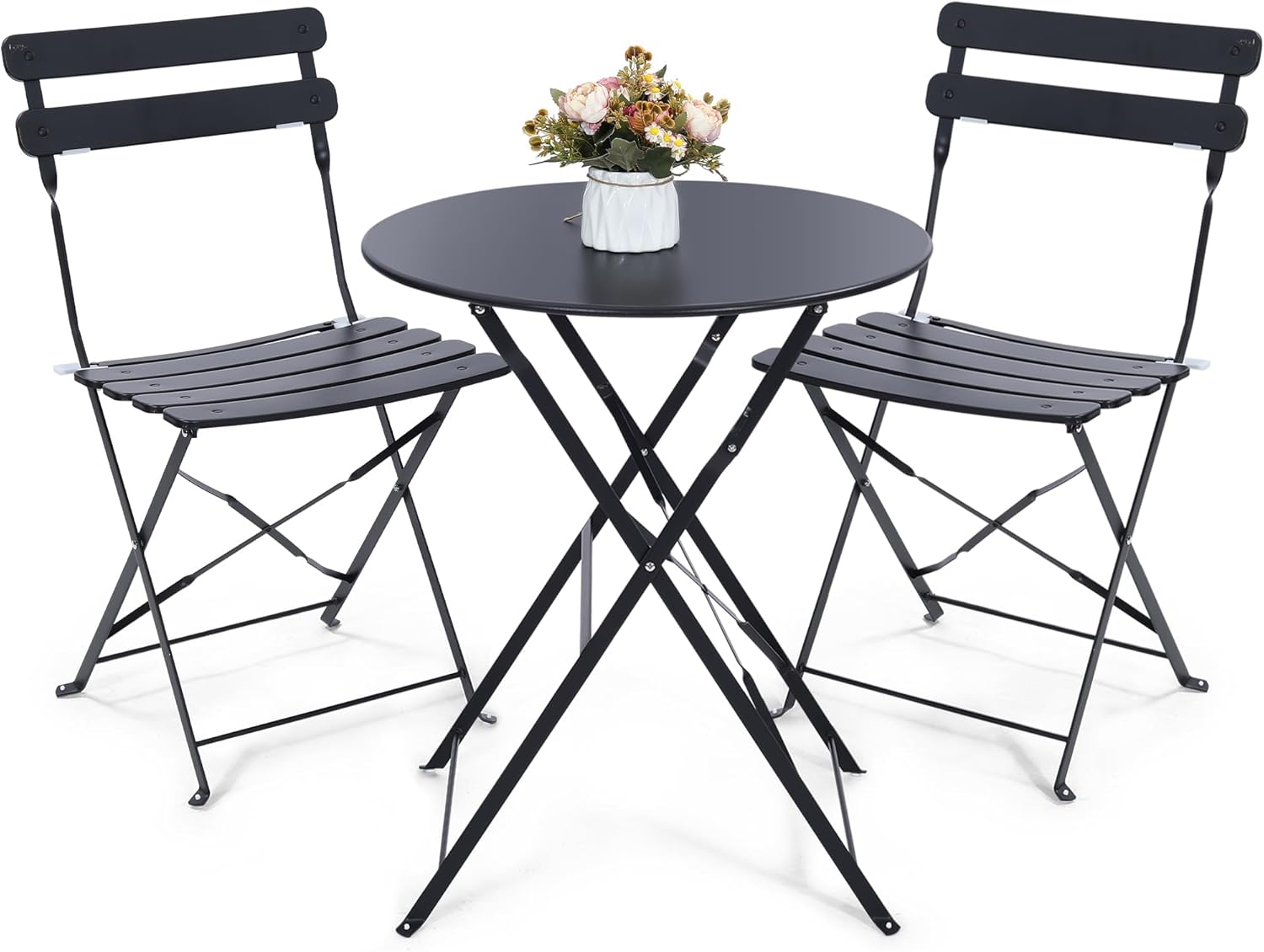 Outdoor Furniture Small - Set bistro luar ruangan lipat 3