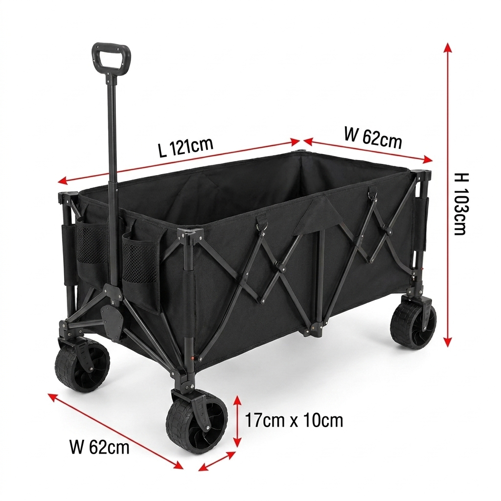 Outdoor Furniture Heavy Duty - Gerobak Lipat Tugas Berat Khusus dengan