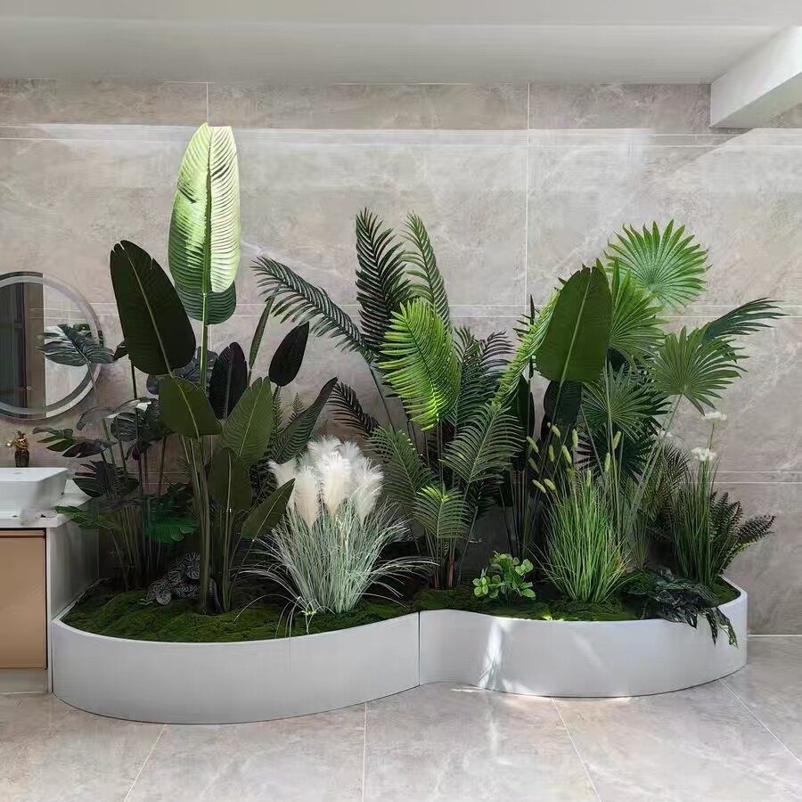 Outdoor Furniture In Store - Pot Bunga Besi Tempa untuk Luar