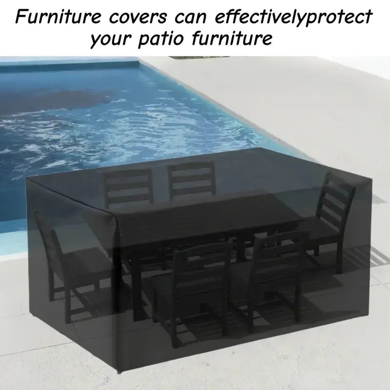 Outdoor Furniture Heavy Duty - Penutup Furnitur Taman Tahan Angin Berat