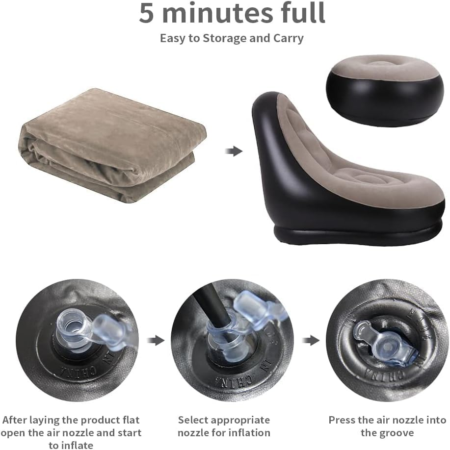 2 Buah Kursi Sofa Tiup Lipat ( - Outdoor Furniture Small ulasan dan harga