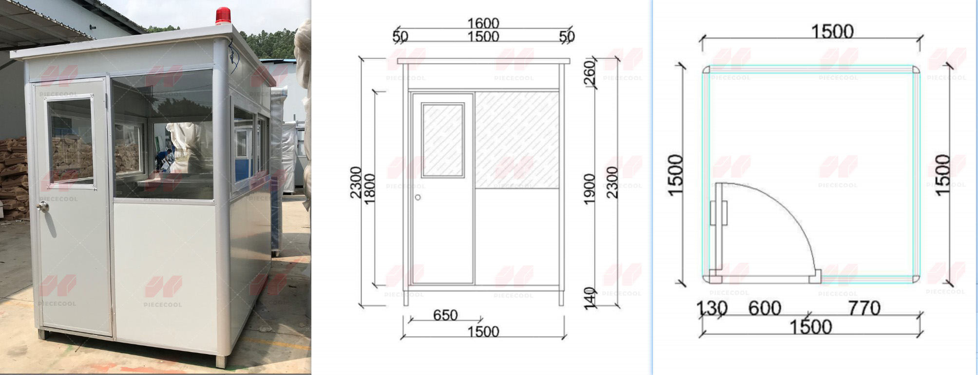 Kabin Penjaga Keamanan Modern  - Outdoor Furniture In Store ulasan dan harga