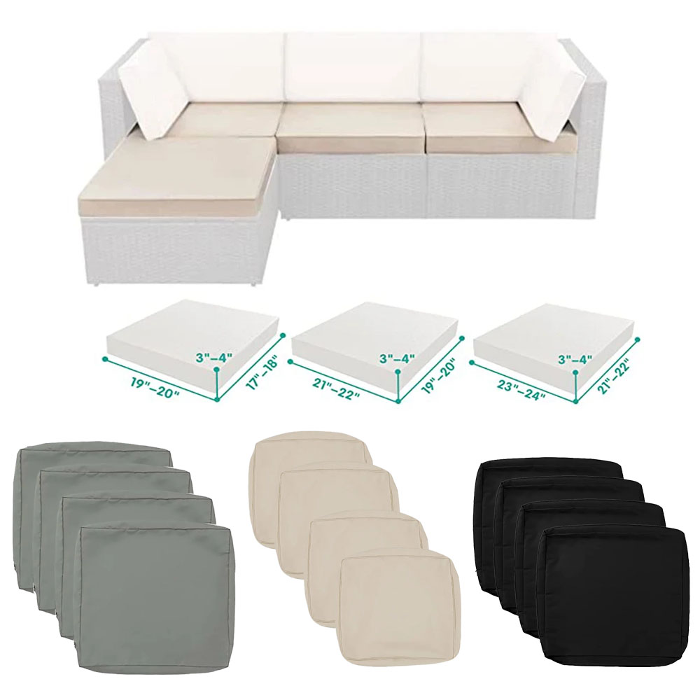 1-4 Set Bantal Sofa Luar Ruang - Outdoor Furniture Set Sale ulasan dan harga