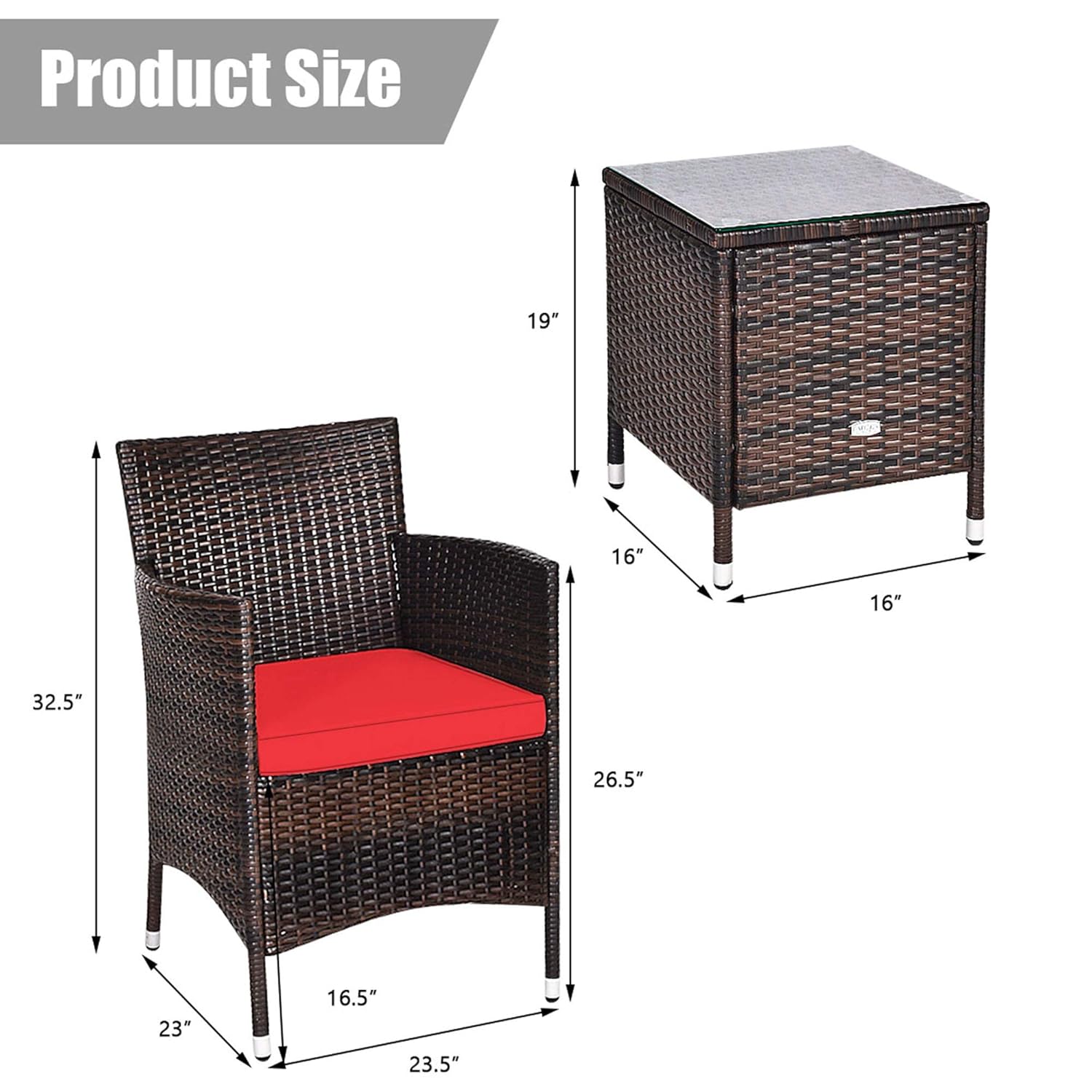 Set Furnitur Teras Rotan 3 Bag - Outdoor Furniture On Sale ulasan dan harga