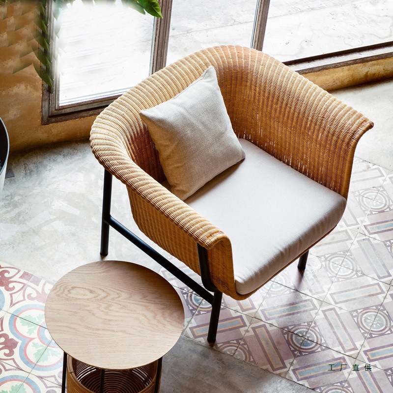 Set kursi rotan tiga potong un - Outdoor Furniture Set Sale ulasan dan harga