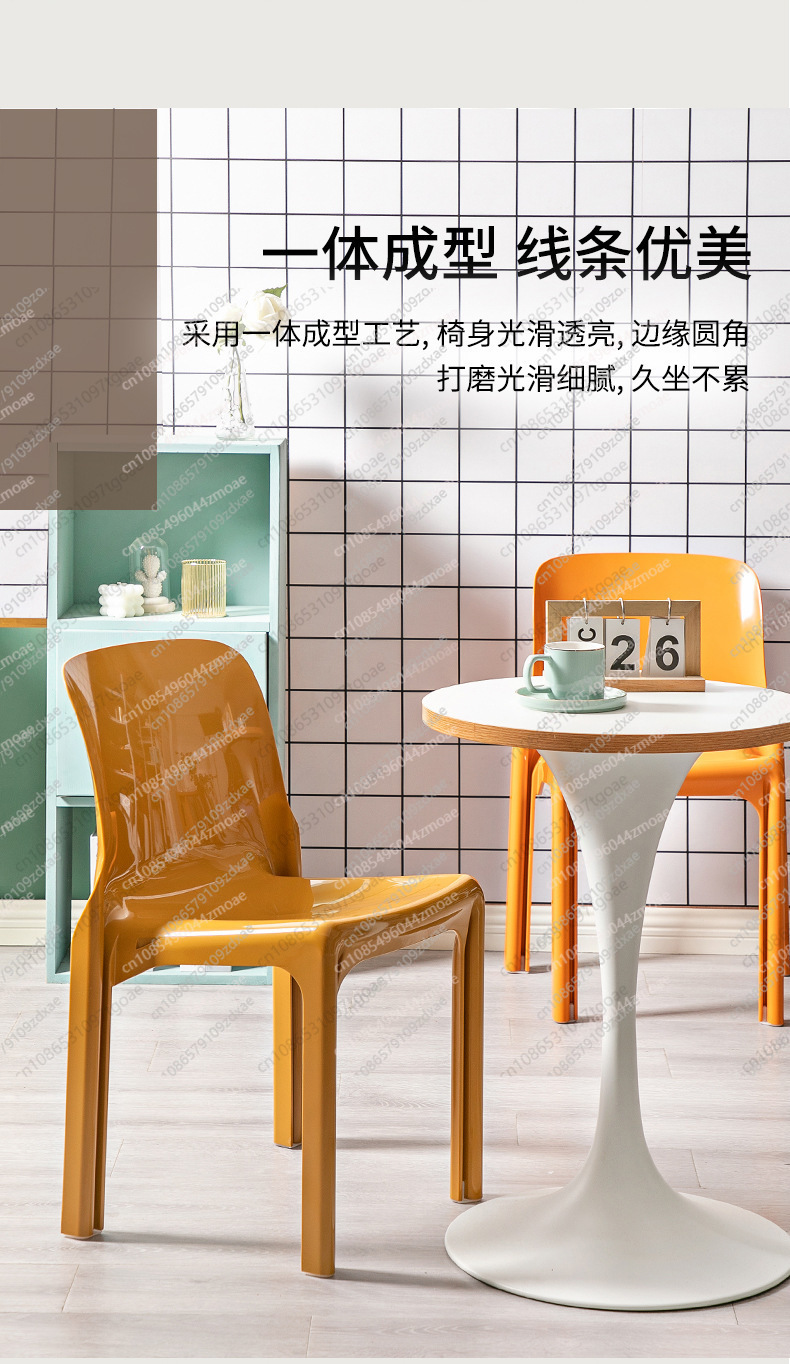 Kursi makan plastik YY Lazy sp - Outdoor Furniture Online ulasan dan harga