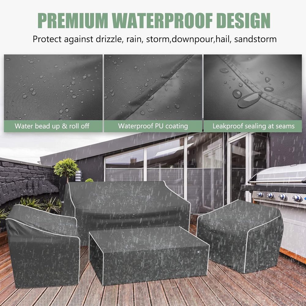 Penutup Furnitur Teras, 4 Buah - Outdoor Furniture In ulasan dan harga