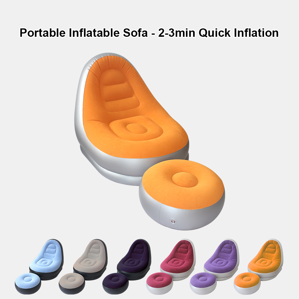 Set Sofa Tiup Portabel Multiwa - Outdoor Furniture Small ulasan dan harga