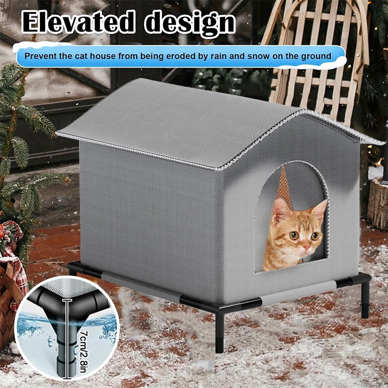 Rumah Kucing Liar dengan Alas  - Outdoor Rug Waterproof ulasan dan harga