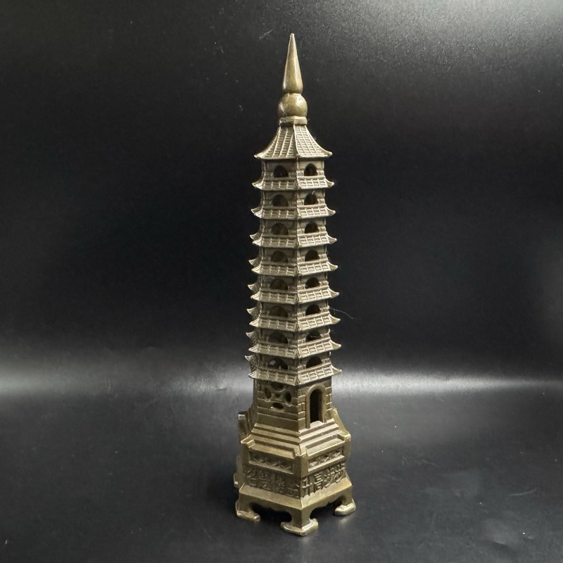 Patung Pagoda Logam 9 Lapis An - Outdoor Furniture Vintage ulasan dan harga