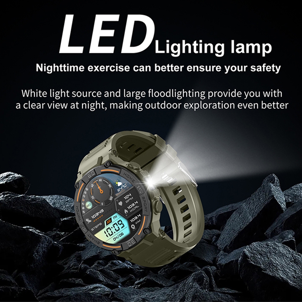 Jam Tangan Pintar Militer Luar - Outdoor Rug Waterproof ulasan dan harga