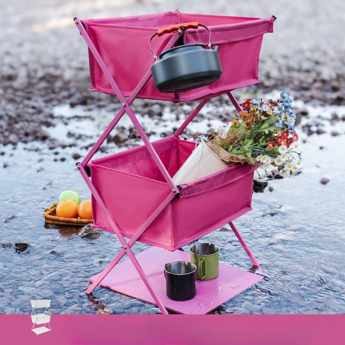 Rak Penyimpanan Paduan Alumini - Outdoor Furniture Small ulasan dan harga