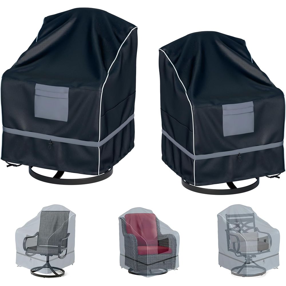 Penutup Kursi Santai Putar Lua - Outdoor Furniture Heavy Duty ulasan dan harga