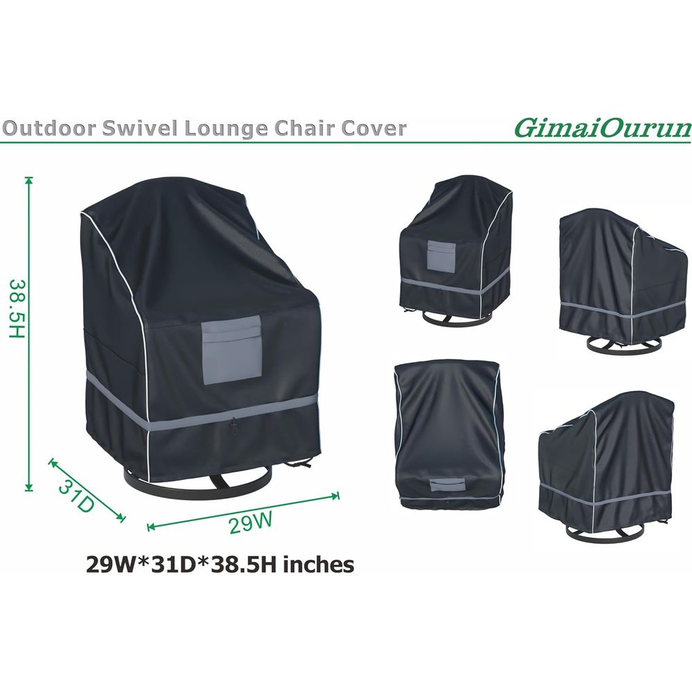 Penutup Kursi Santai Putar Lua - Outdoor Furniture Heavy Duty ulasan dan harga