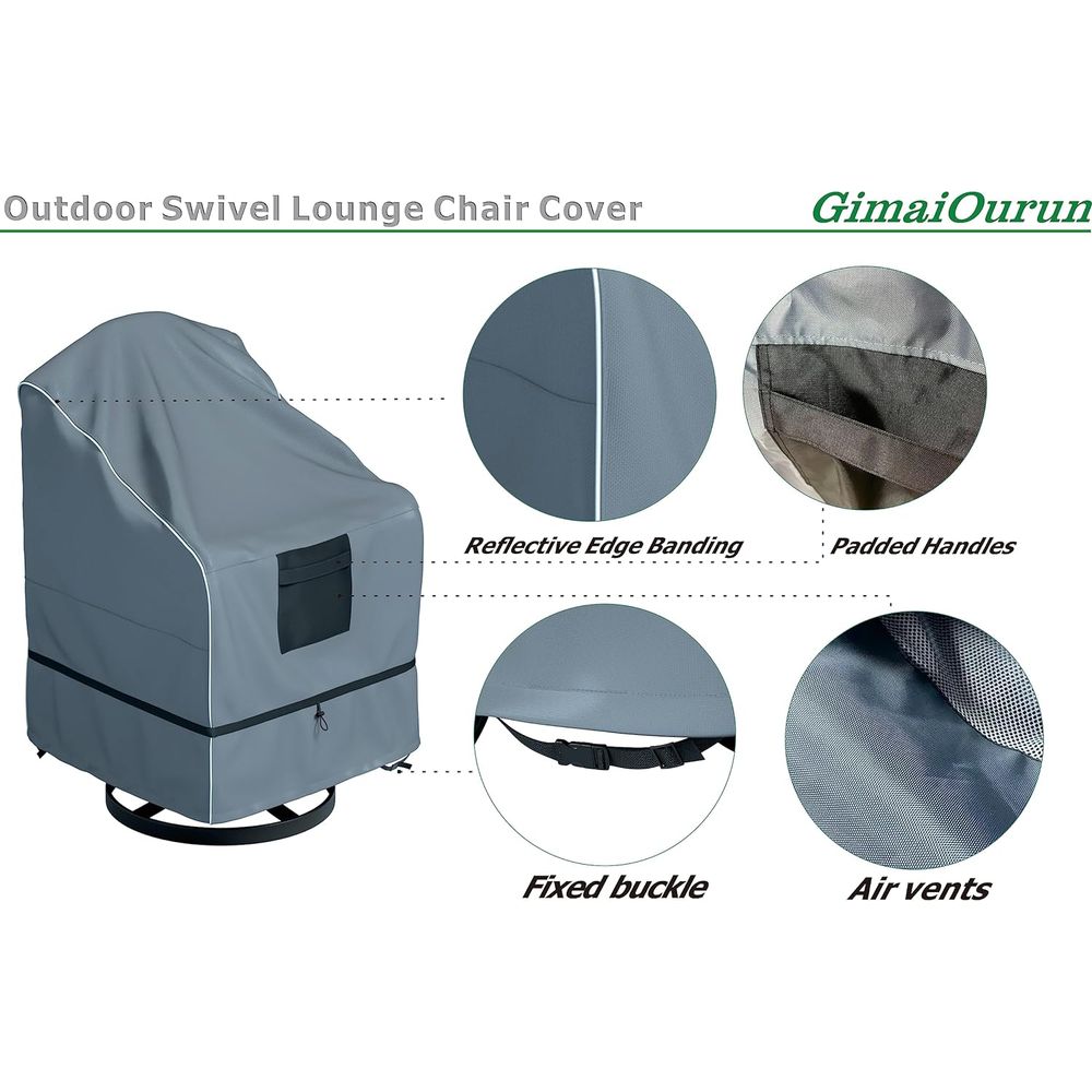 Penutup Kursi Santai Putar Lua - Outdoor Furniture Heavy Duty ulasan dan harga