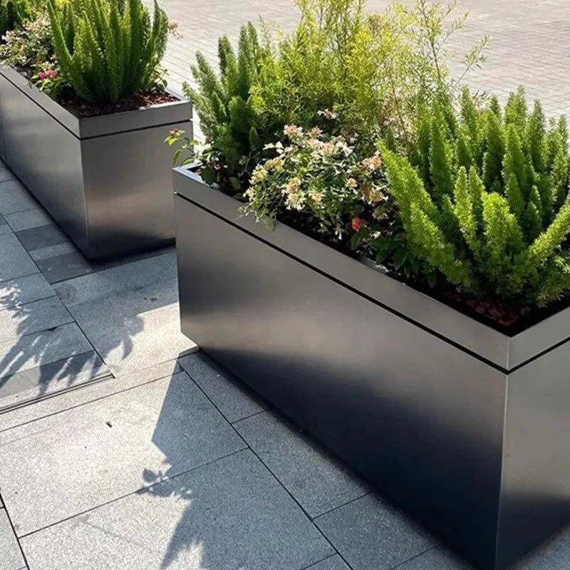 Pot Bunga Besi Tempa untuk Lua - Outdoor Furniture In Store ulasan dan harga