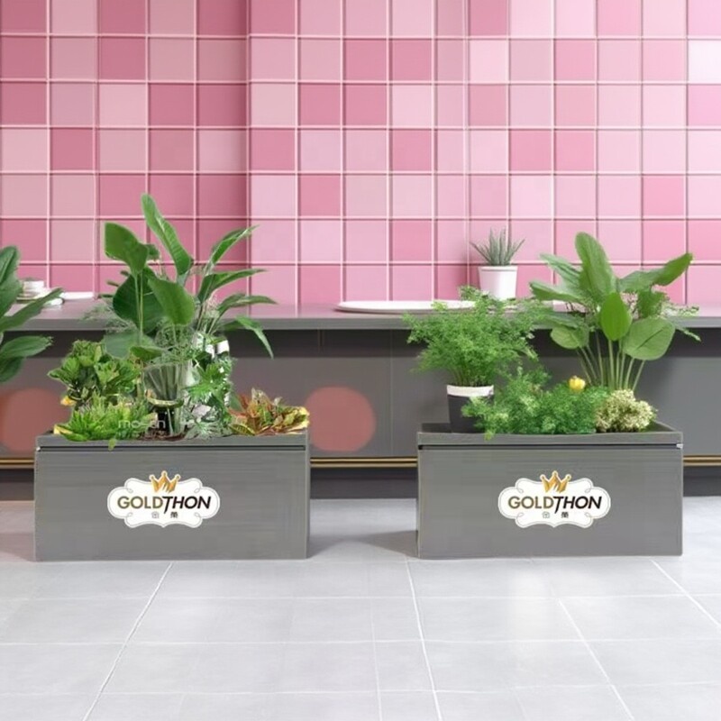 Pot Bunga Besi Tempa untuk Lua - Outdoor Furniture In Store ulasan dan harga