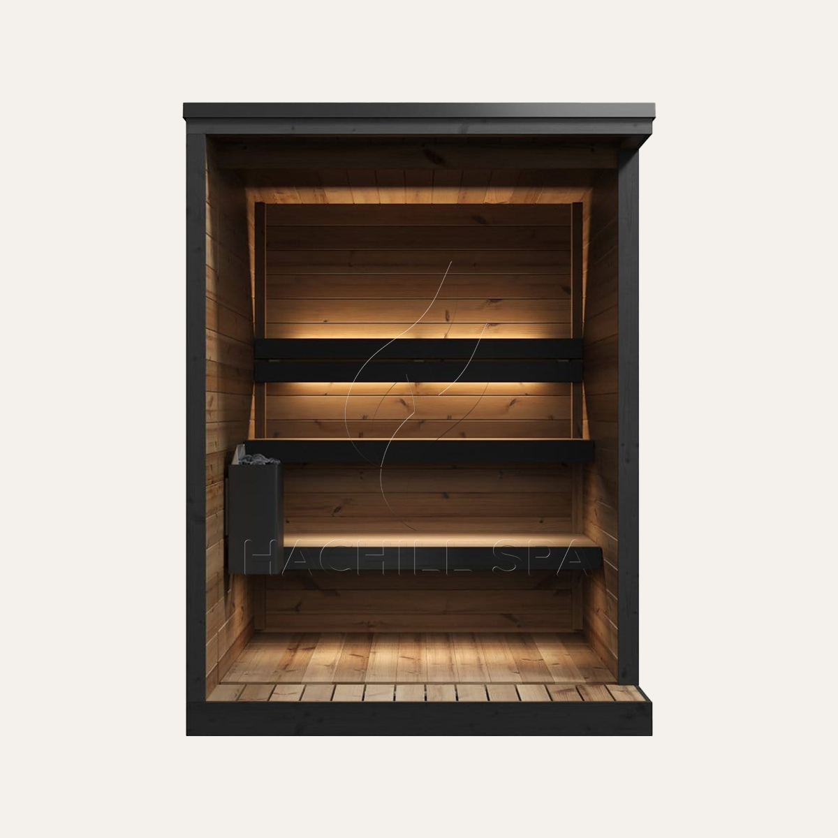 Sauna Luar Ruangan Gym untuk 4 - Outdoor Furniture In ulasan dan harga