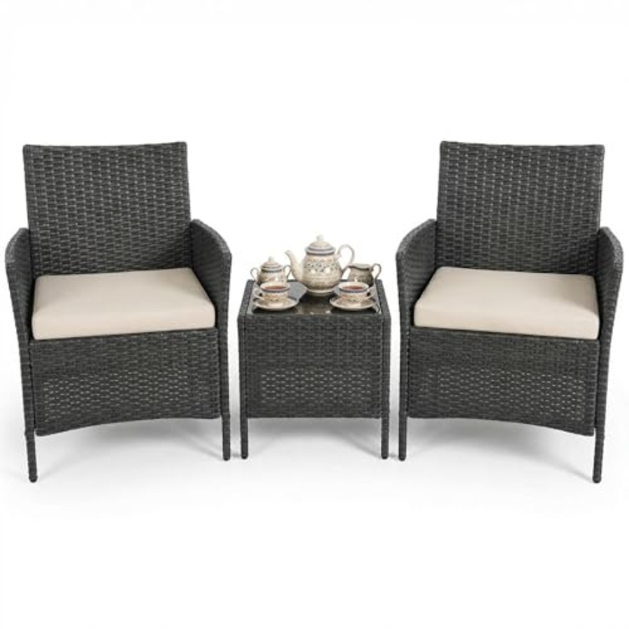 Set Furnitur Teras 3 Buah untu - Outdoor Furniture On Sale ulasan dan harga