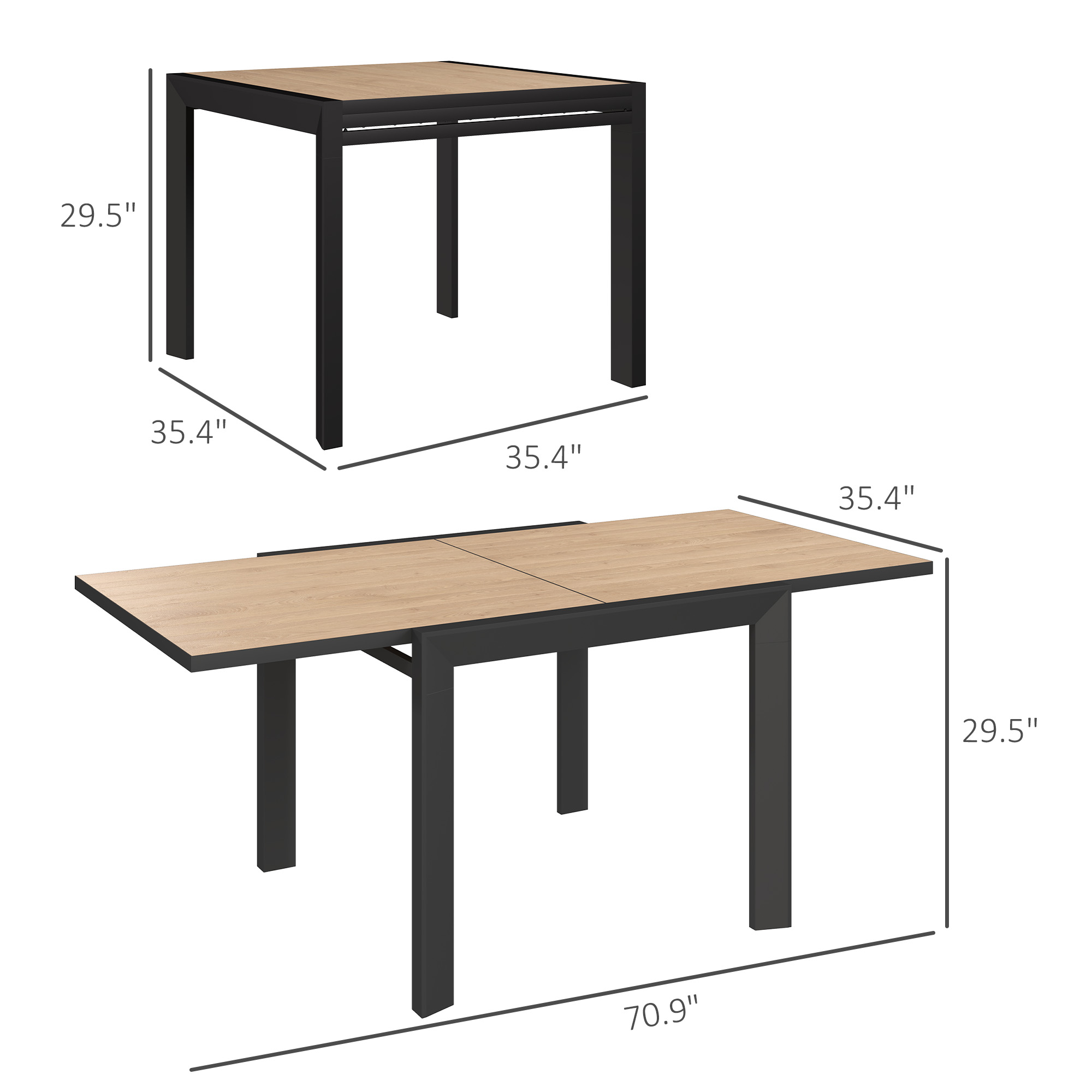 Meja Makan Luar Ruangan Alumin - Outdoor Furniture On Sale ulasan dan harga