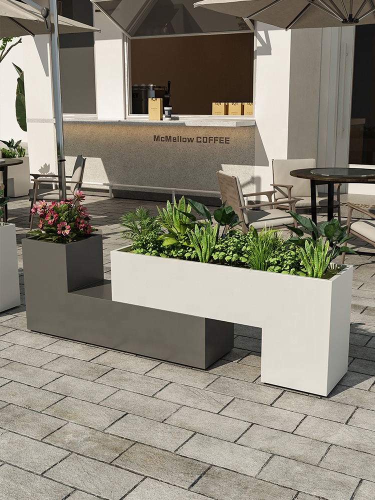 Pot Bunga Besi Tempa untuk Lua - Outdoor Furniture In Store ulasan dan harga